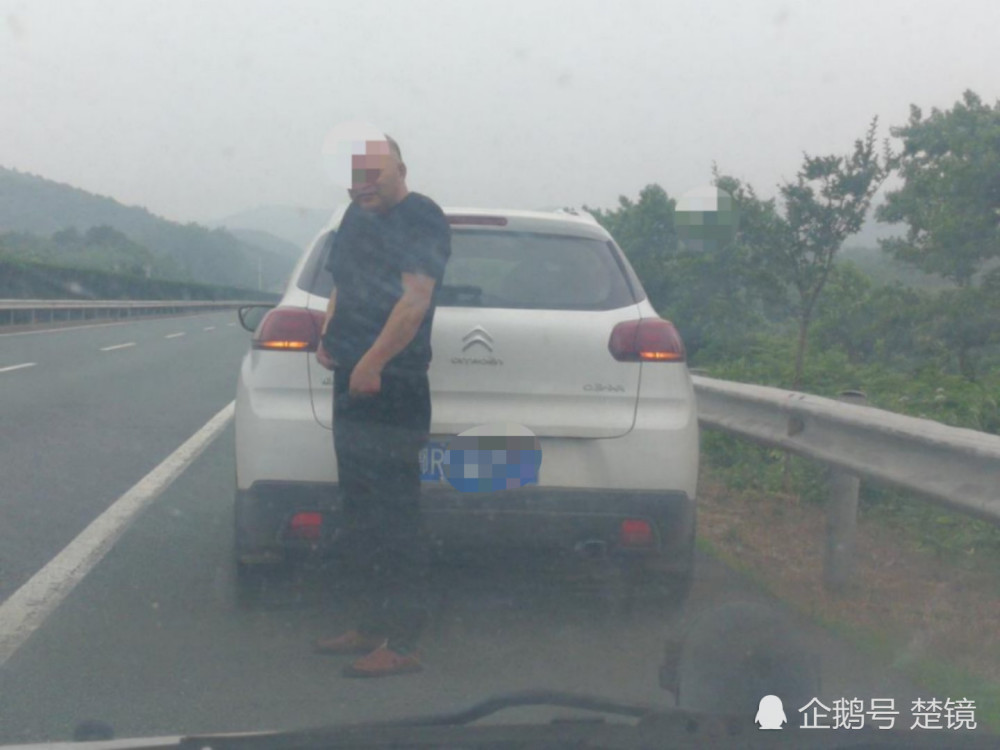 男子高速上小便被抓 被劝离后挑衅逼停警车