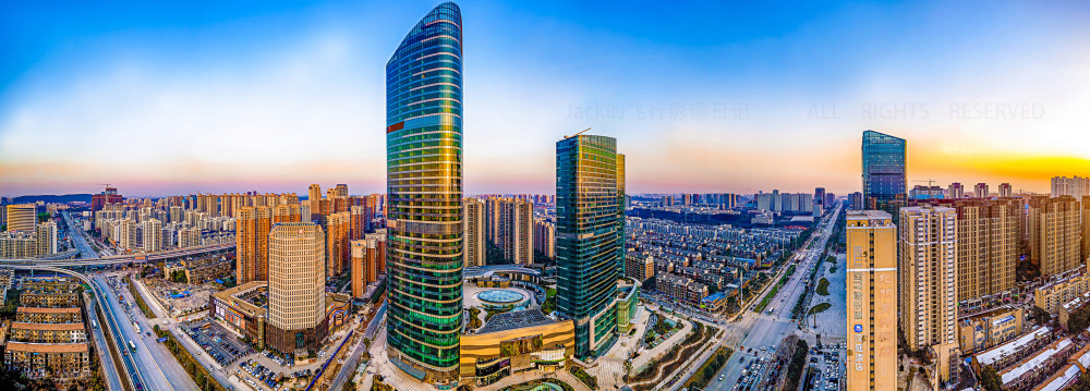 五张航拍组图述说武汉城市发展的故事