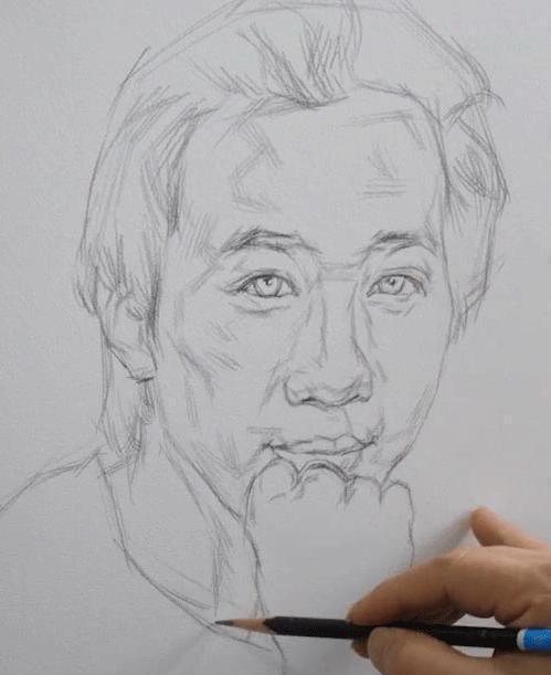 新手画素描人像,没有方法没有步骤,素描老师帮你轻松改正过来!