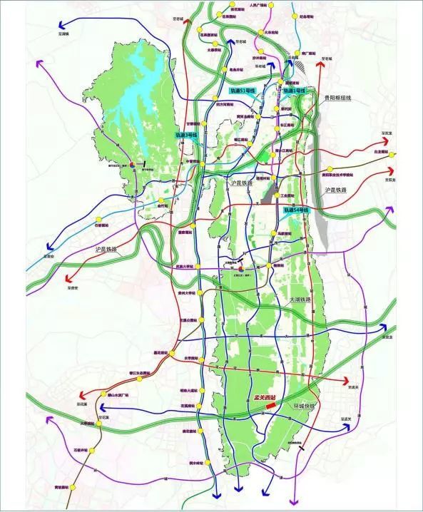 通4条地铁,打造千亿量级园区!贵阳经开组团最新规划出炉