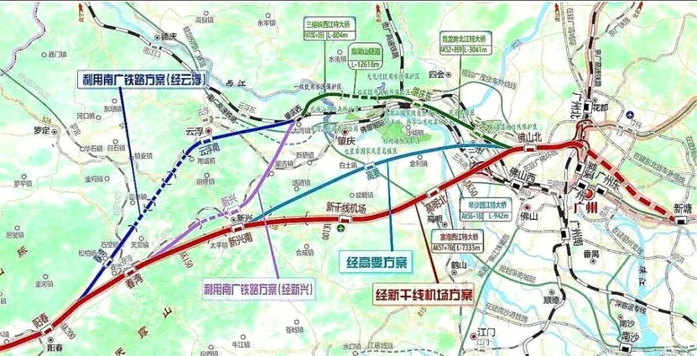 广湛高铁经高明,时速350公里,2021建成!