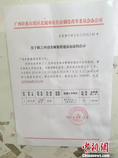 张艺谋以无房户身份申购集资房 单位回应