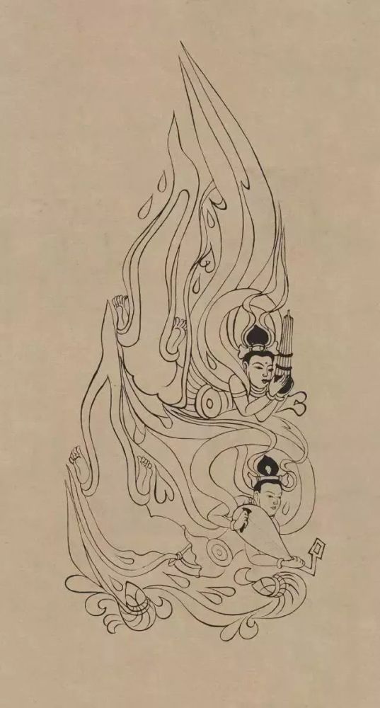 敦煌莫高窟线稿大全
