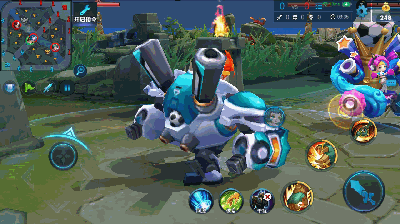 由于是美化出来的,所以刘禅放大招的动作还是原皮的东西没什么特效