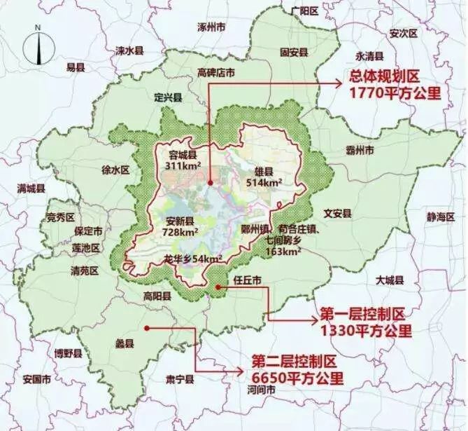 文安县,任丘市,高阳县,这些地区因为区位优势已经初步享受到了雄安