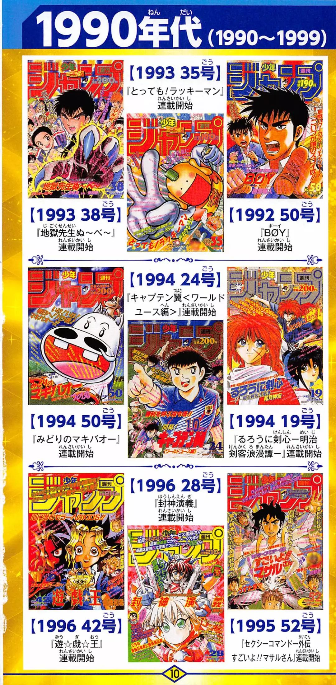 年轻热血的心永远在路上 周刊少年jump 50周年纪念 看点快报