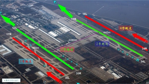 中国仅此这一个机场拥有5条跑道,首都机场也才只有3条跑道