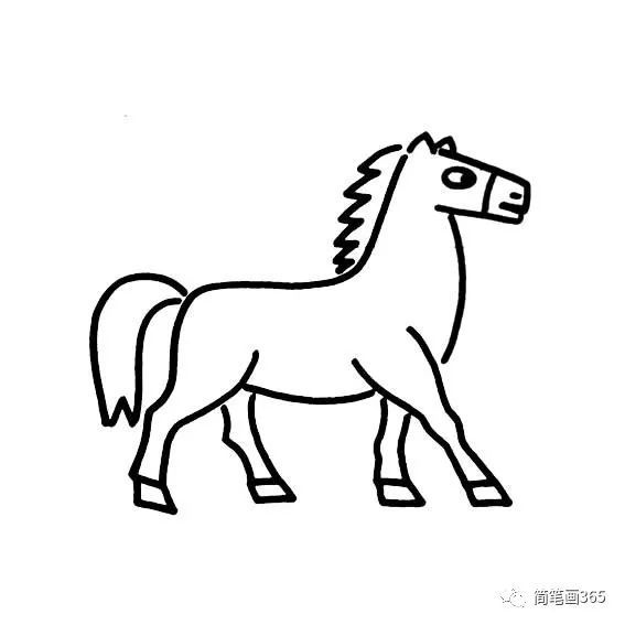 马简笔画 腾讯网