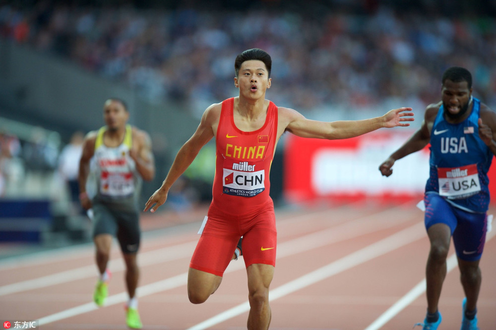 田径世界杯谢震业200米20秒25夺冠 中国队暂排名第8