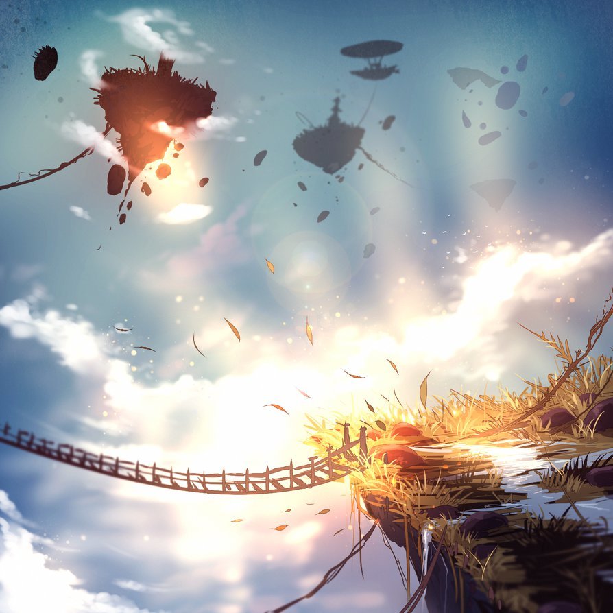 网络大神所绘梦幻天空壁纸 你喜欢吗 看点快报