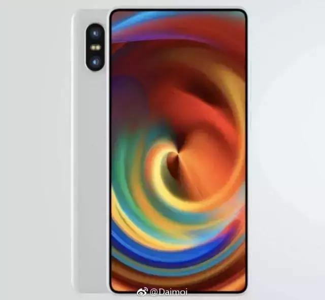 弹出式摄像头 外观学vivo? 小米mix3真机曝光