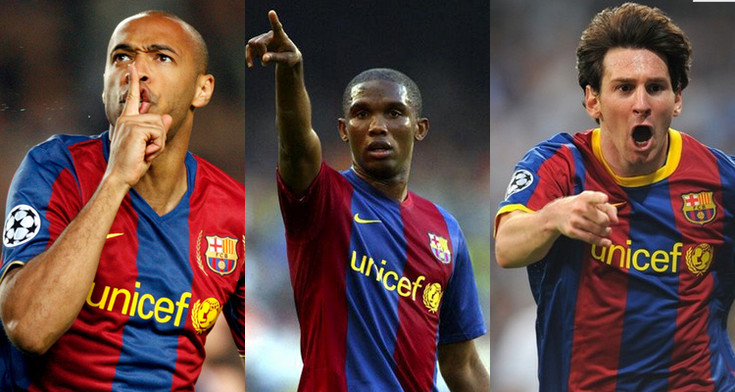 102球!MSN破纪录 巴萨10年锋线盘点_学生时