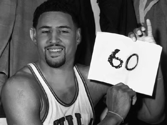 29分钟就拿到了60分 本来可以打破科比81分的