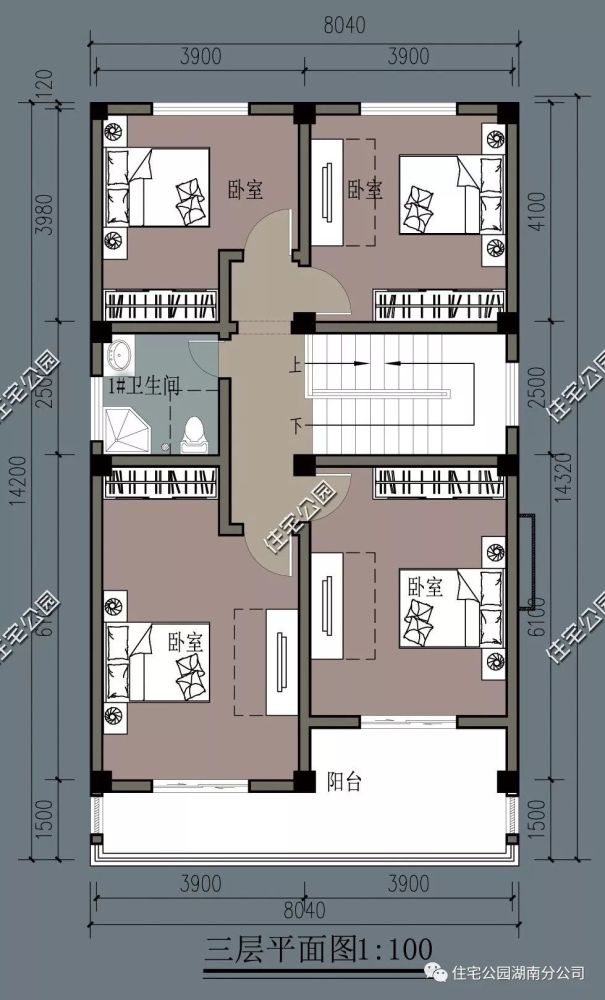 7m 建筑情况:共设7室 1厅 3卫 2厨 1底商 1外廊 2阳台 户型十八 房屋