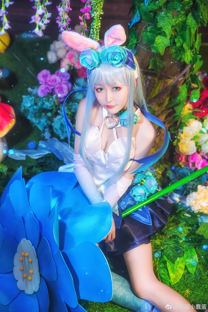 王者荣耀公孙离cos 眼神明媚,笑容甜美