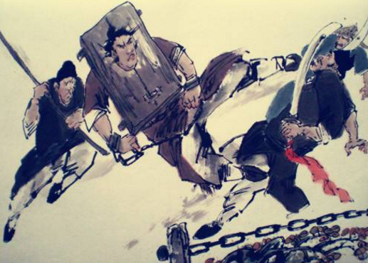 大闹飞云浦的主角由武松换成卢俊义、林冲,照