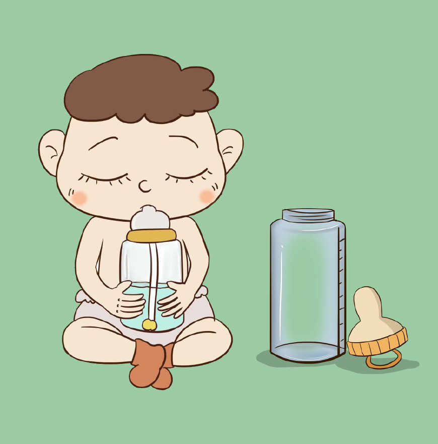 有不少宝宝自己都会吃饭了,还是习惯叼着奶瓶喝水,这是十分有害的习惯