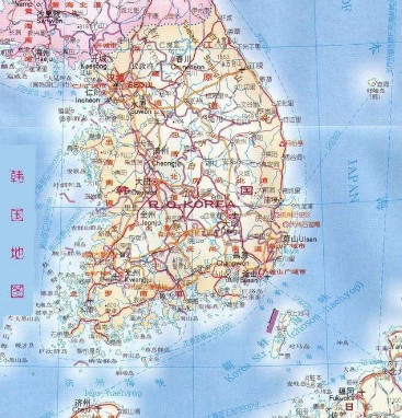 韩国国土面积相当于中国哪个省份的面积?说出