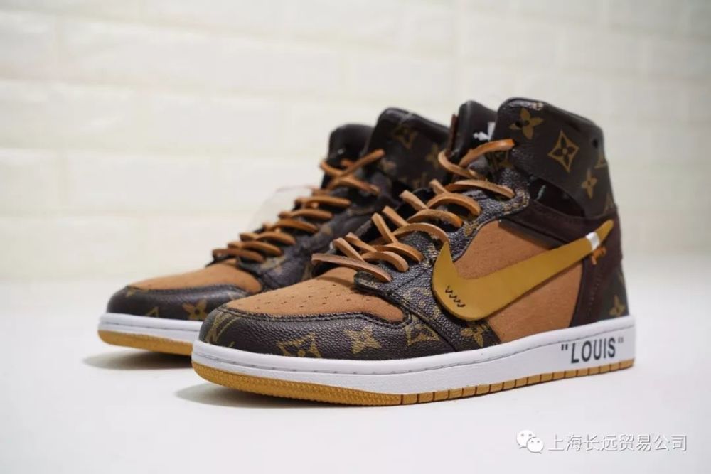lv联名aj1 篮球运动鞋 板鞋 订制