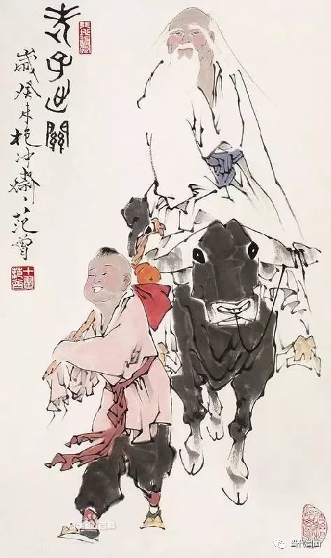 范曾的作品在上个世纪80年代中期曾红红火火,一幅四尺整纸卖出过17