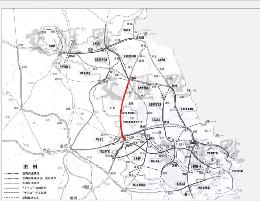 合青高铁敲定后,江苏加快推进连接宿迁,泗洪,盱眙南京的宁宿铁路项目