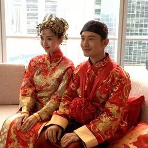 baby的中式婚服土豪气十足,刘诗诗干净素雅,唯