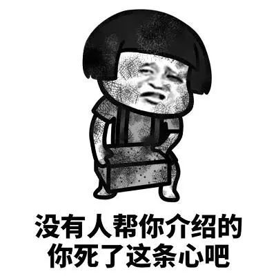能给我介绍几个对象吗?靠我自己可能不行了"表情包"