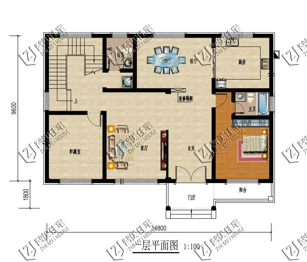 8x9.6二层自建房,简单的房子其实住着会更舒服