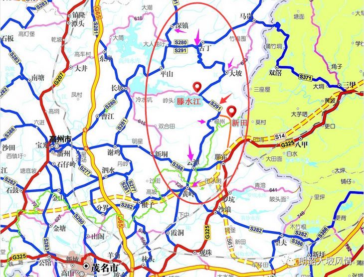 大坡至电白水泥路年底或通车!清湖谋划至新田道路!