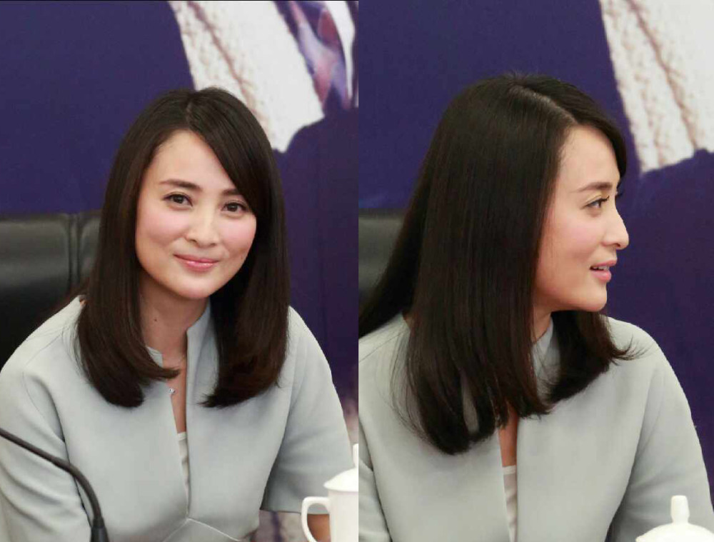 我们再来回看2003年时候的宣传照,你会发现蒋勤勤和秦岚一样,脸盘子大