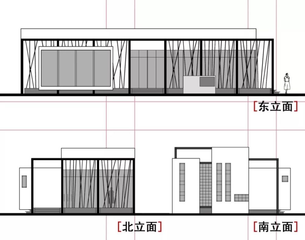 立面图爻见联合工作室