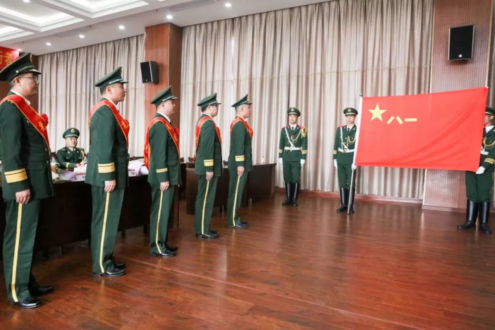 嘉兴支队举行2018年度转业干部退役仪式