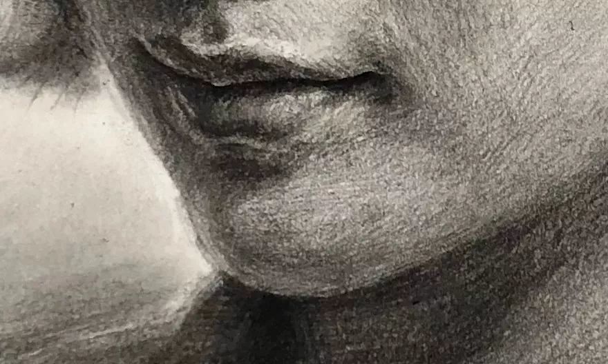 朱传奇教你画四分之三侧清新短发女青年素描头像