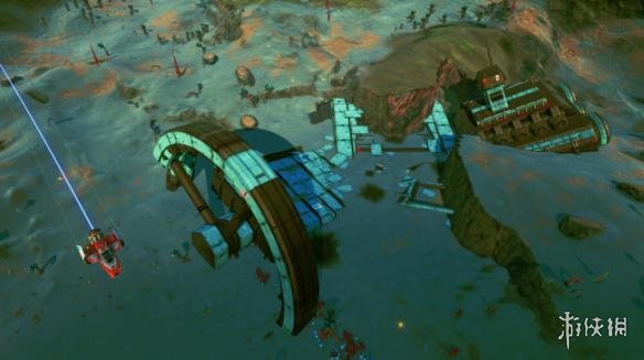 《无人深空》精美基地截图 超级高塔在太空依