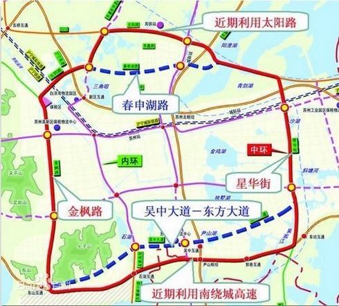苏州中环快速路全线贯通 预计本月底正式通车