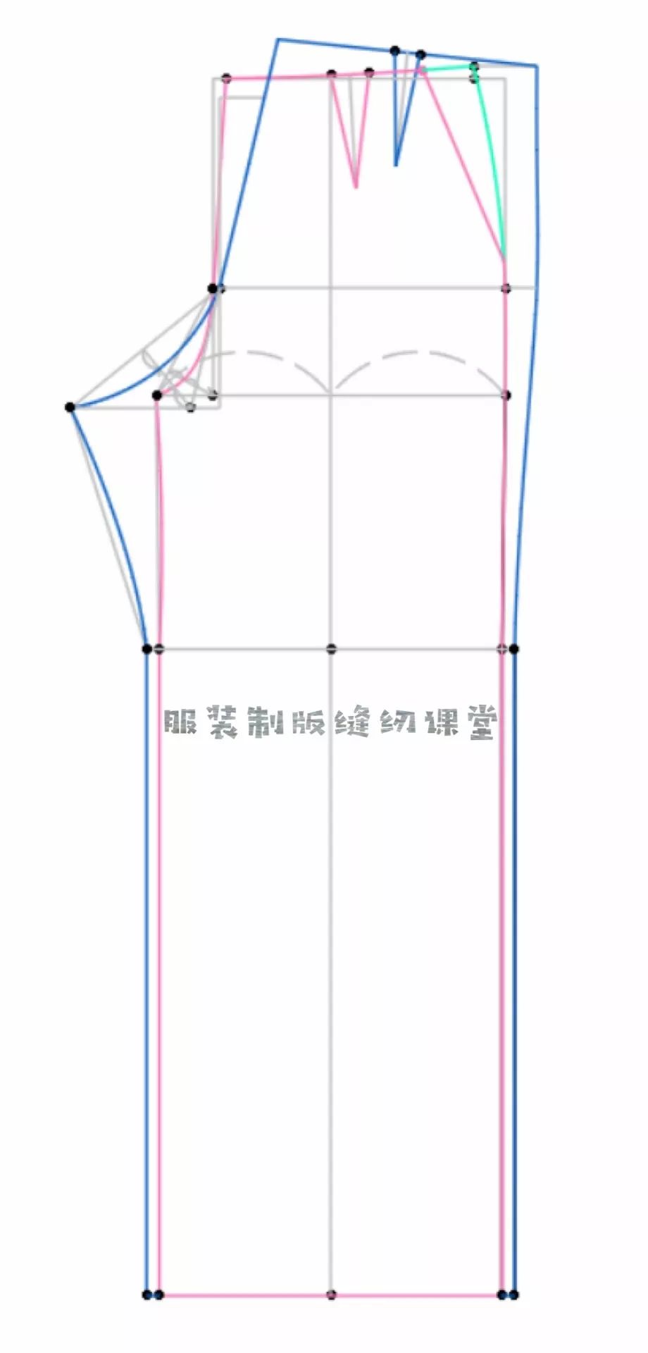 阔腿裤服装缝纫图解步骤