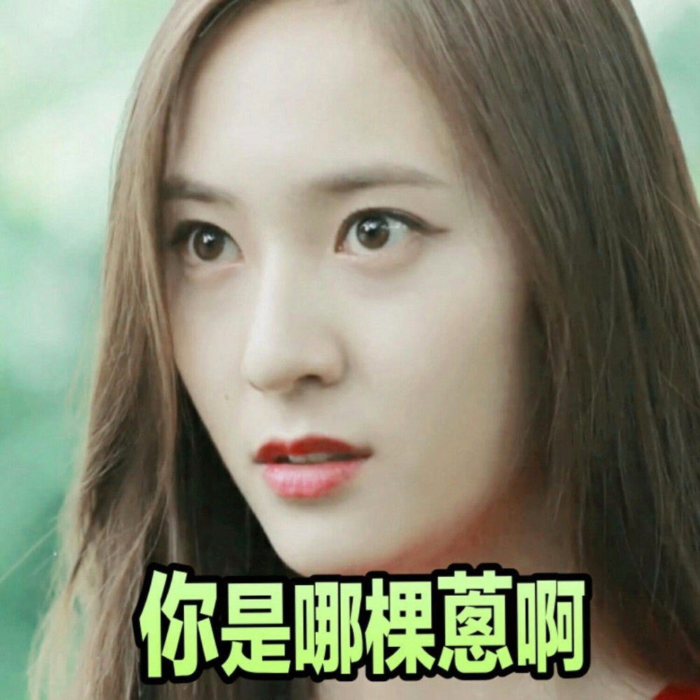 郑秀晶之生动形象表情包系列,你get到了吗?