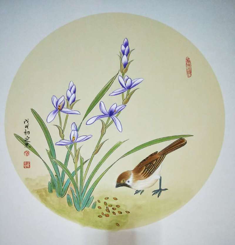 河北省工笔画学会副秘书长初延忠国画作品欣赏