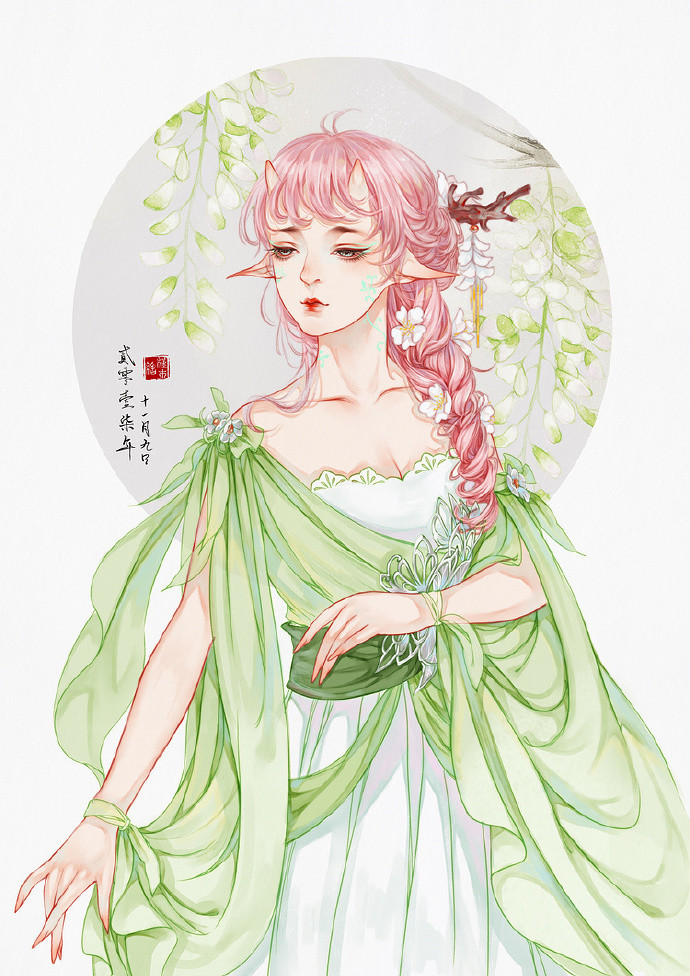 惊艳的古风动漫美女壁纸