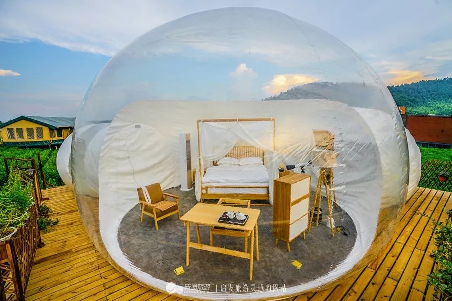 七夕将近,来个透明泡泡屋看浪漫星空可好