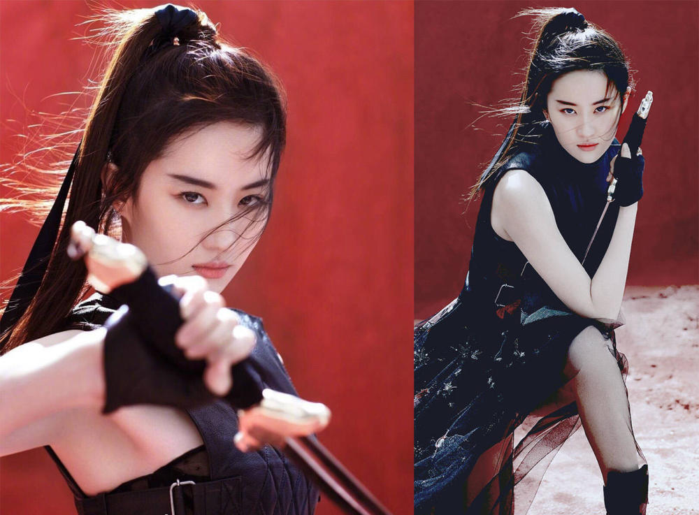 刘亦菲版花木兰定妆照曝光,很有从军的粗糙感