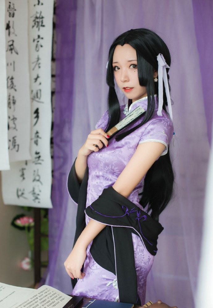 精美cosplay真人图集,剑网3万花,温柔旗袍花姐