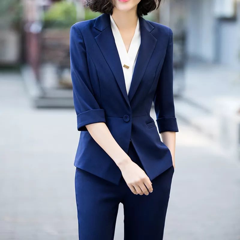 女人再穷也要有的薄西装!一件件温婉迷人贼美嫩,美炸天