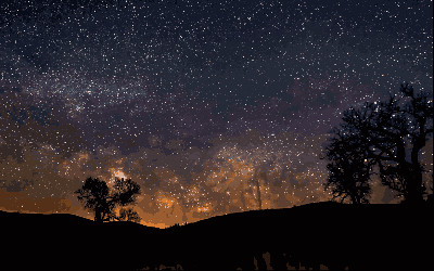 那就去与大自然亲密接触,拥抱山间清凉的风,触摸漫天闪烁的星辰,等候