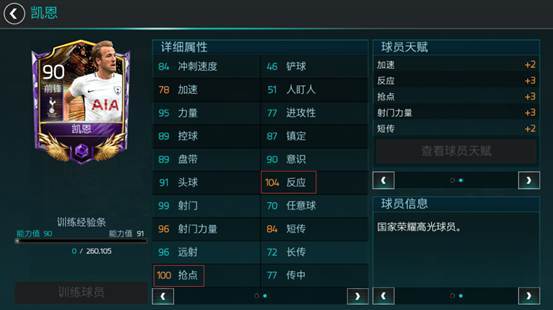 《FIFA足球世界》极品功能性前锋 国家荣耀凯