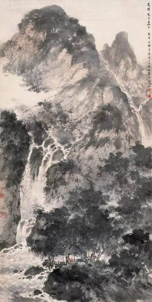 傅抱石,山水画