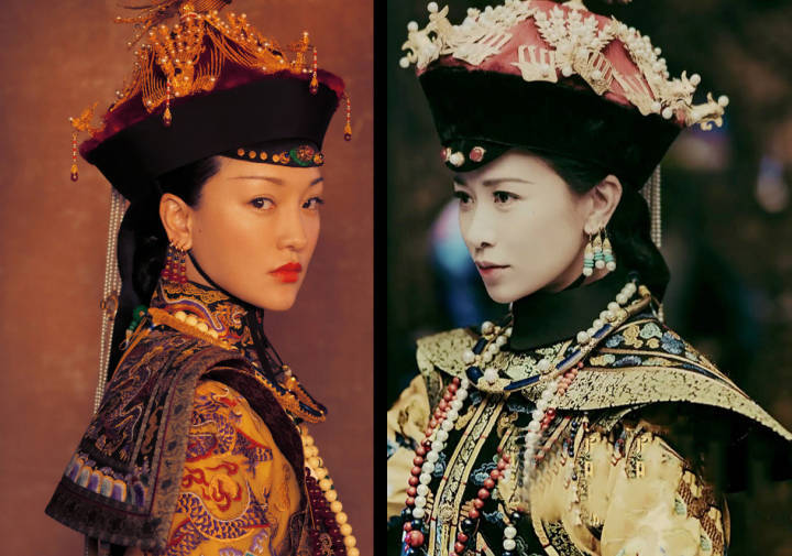 《延禧攻略》,《如懿传》,秦岚,周迅,清宫剧造型