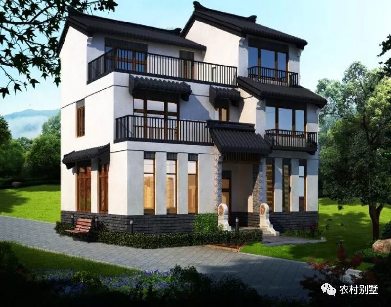 11米面宽新中式自建房,超简约实用,造价35万,适合农村