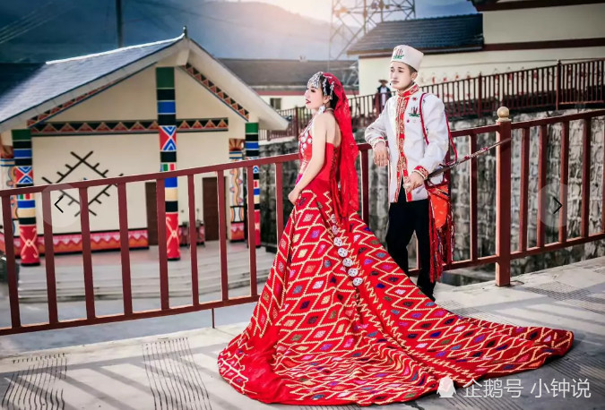 景颇婚纱_景颇服装图片(2)