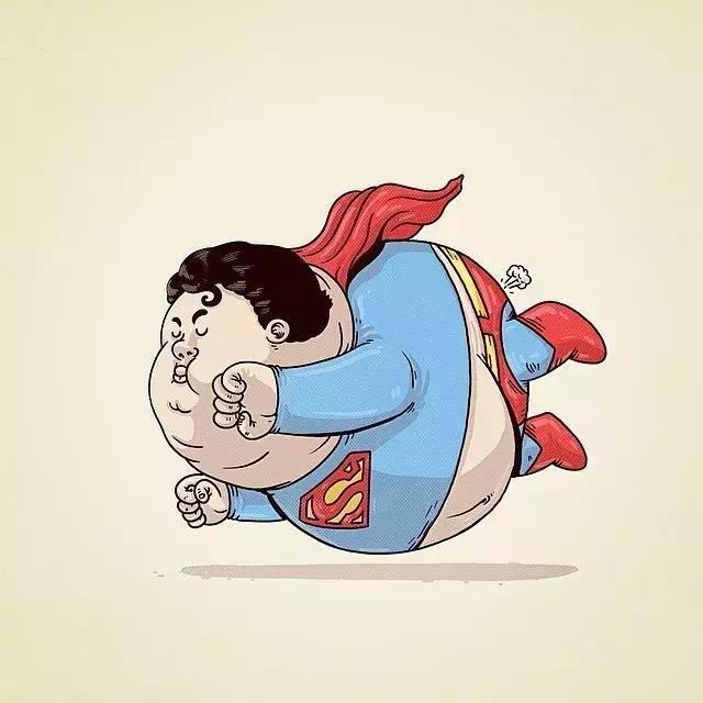 当漫威,dc超级英雄长胖了,那句话说的真好"一胖毁所有